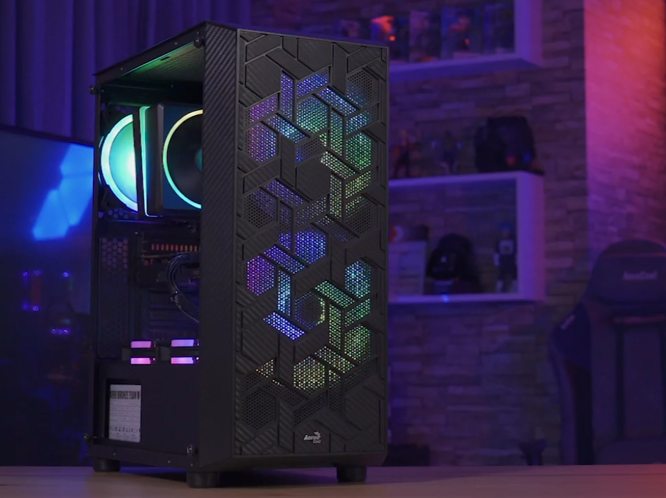 GABINETE AEROCOOL HIVE RGB: DISEÑO ELEGANTE Y RENDIMIENTO EXCEPCIONAL